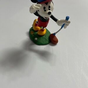 Disney Mickey Mouse Golfing Action Figure - Red, Yellow, Green